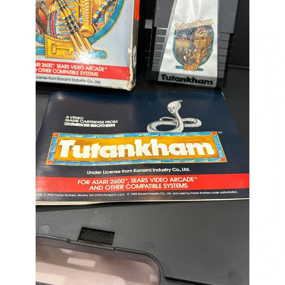 Tutankham Atari 2600 Parker Brothers 1983 CIB Game Box Manual Konami 5340